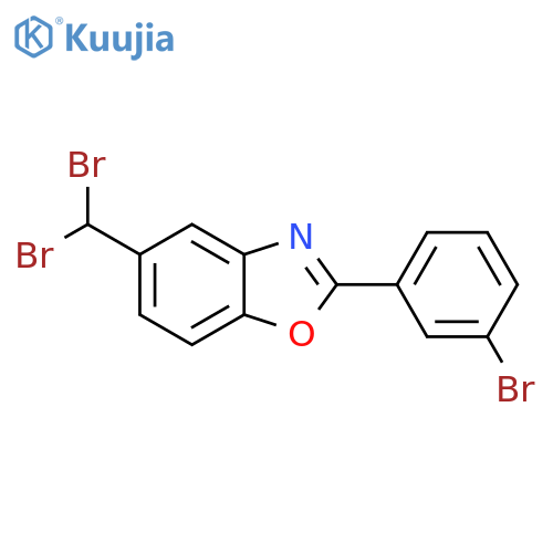 2-(3-Bromo-phenyl)-5-dibromomethyl-benzooxazole structure