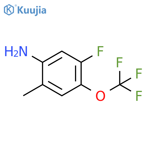 5-Fluoro-2-methyl-4-(trifluoromethoxy)aniline structure