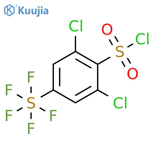 2,6-Dichloro-4-(pentafluorosulfur)benzenesulfonyl chloride structure