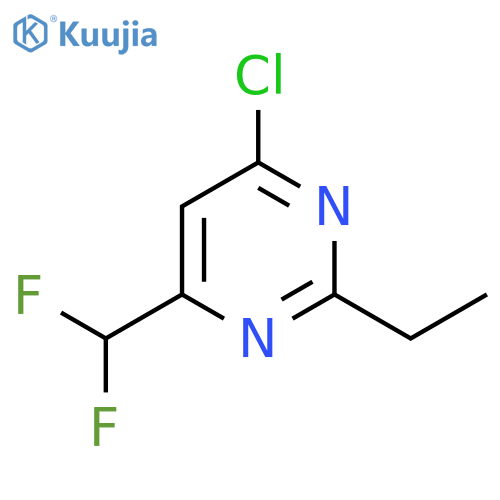 4-Chloro-6-difluoromethyl-2-ethyl-pyrimidine structure