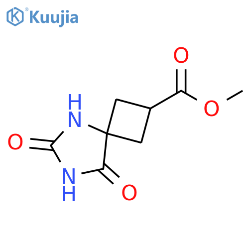 methyl 5,7-dioxo-6,8-diazaspiro[3.4]octane-2-carboxylate structure