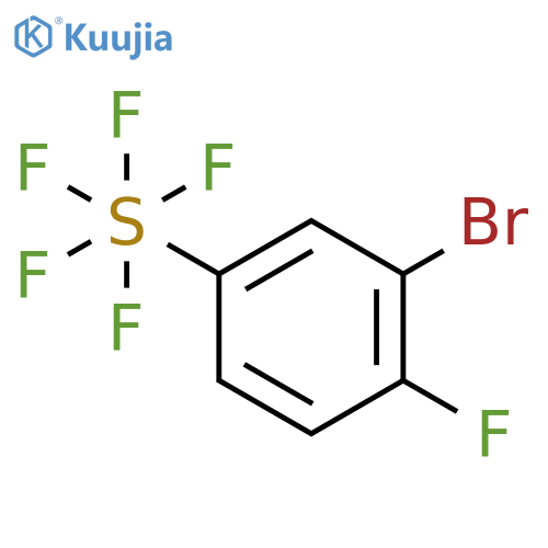 2-Fluoro-5-(pentafluorosulfur)bromobenzene structure