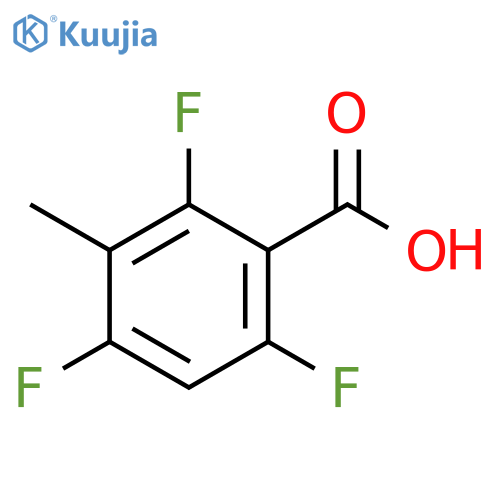 2,4,6-Trifluoro-3-methylbenzoic acid structure