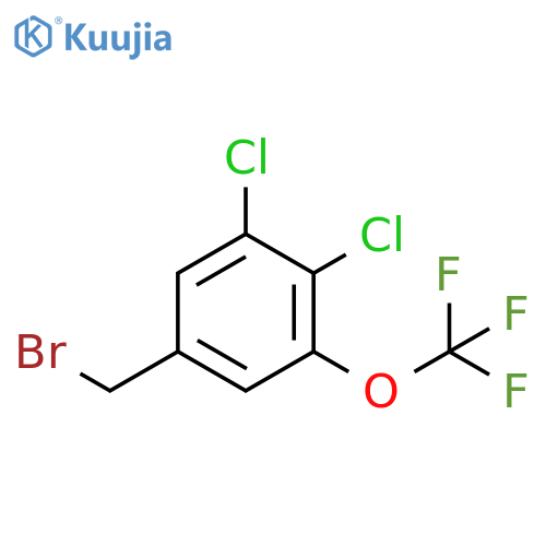 3,4-Dichloro-5-(trifluoromethoxy)benzyl bromide structure