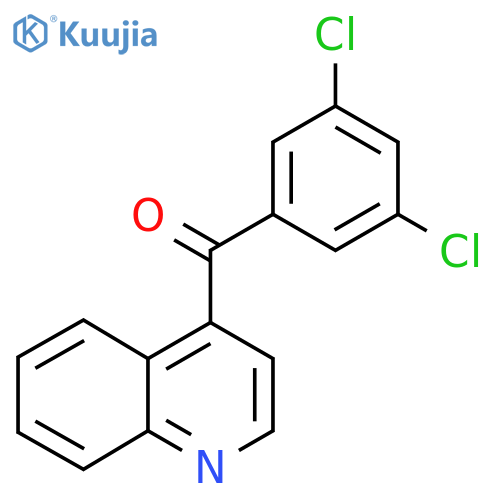 4-(3,5-Dichlorobenzoyl)quinoline structure