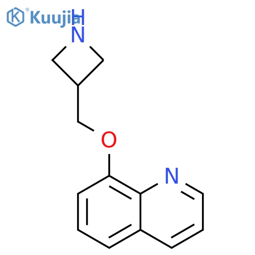 8-[(azetidin-3-yl)methoxy]quinoline structure