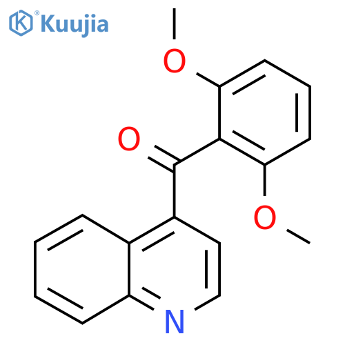 4-(2,6-Dimethoxybenzoyl)quinoline structure