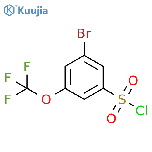3-Bromo-5-(trifluoromethoxy)benzenesulfonyl chloride structure