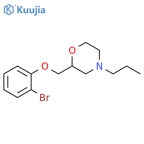 2-(2-Bromo-phenoxymethyl)-4-propyl-morpholine structure
