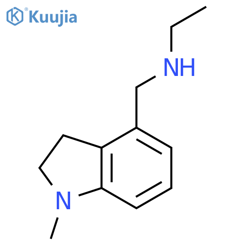 N-((1-Methylindolin-4-yl)methyl)ethanamine structure