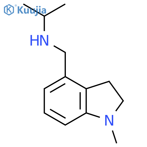 N-((1-Methylindolin-4-yl)methyl)propan-2-amine structure