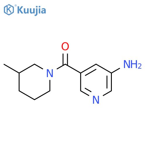 (5-Amino-pyridin-3-yl)-(3-methyl-piperidin-1-yl)-methanone structure
