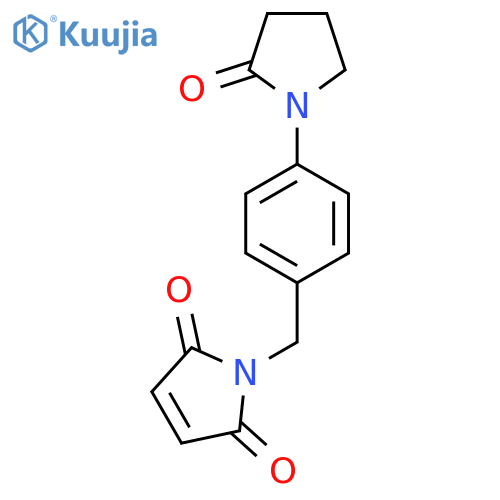 1-4-(2-Oxopyrrolidin-1-yl)benzyl-1H-pyrrole-2,5-dione structure