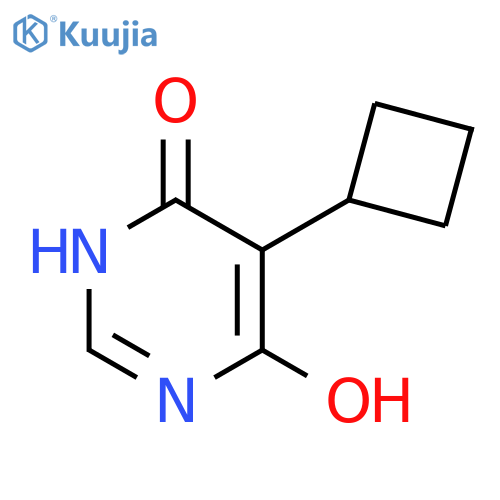 5-Cyclobutyl-pyrimidine-4,6-diol structure