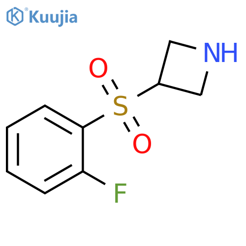 3-(2-fluorobenzenesulfonyl)azetidine structure