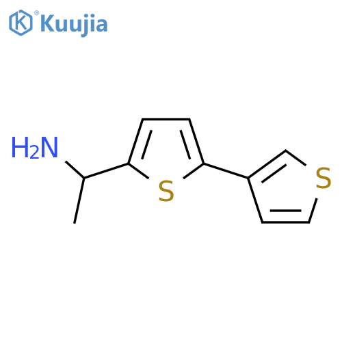 1-([2,3'-Bithiophen]-5-yl)ethan-1-amine structure