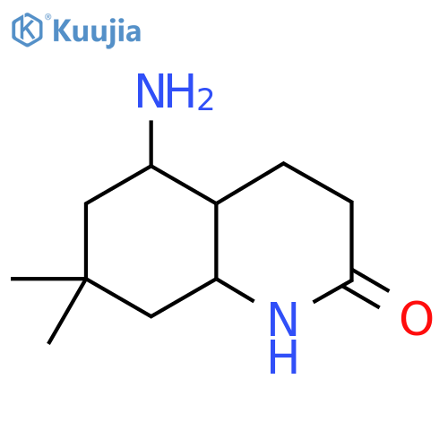5-Amino-7,7-dimethyloctahydroquinolin-2(1H)-one structure