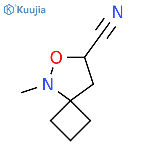 5-Methyl-6-oxa-5-azaspiro[3.4]octane-7-carbonitrile structure
