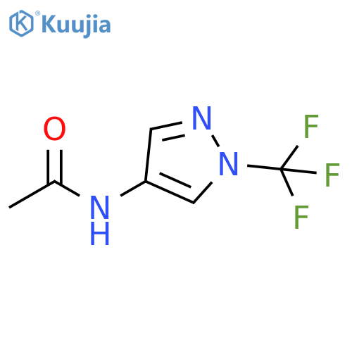 N-(1-Trifluoromethyl-1H-pyrazol-4-yl)-acetamide structure