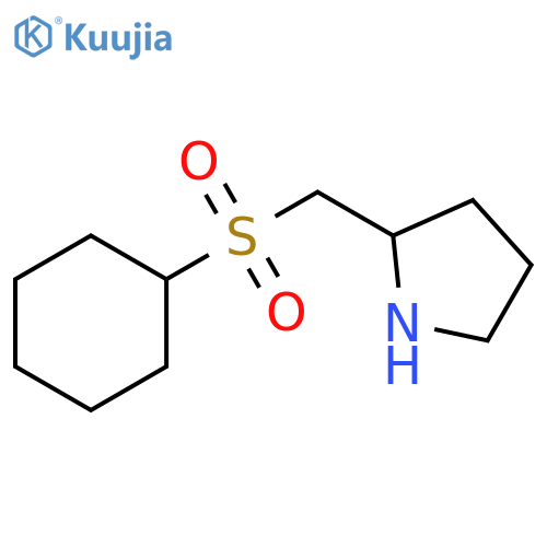 2-(cyclohexanesulfonyl)methylpyrrolidine structure