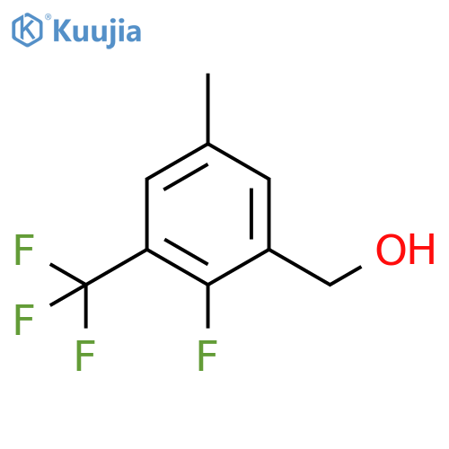 2-Fluoro-5-methyl-3-(trifluoromethyl)benzyl alcohol structure
