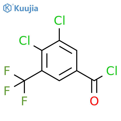 3,4-Dichloro-5-(trifluoromethyl)benzoyl chloride structure