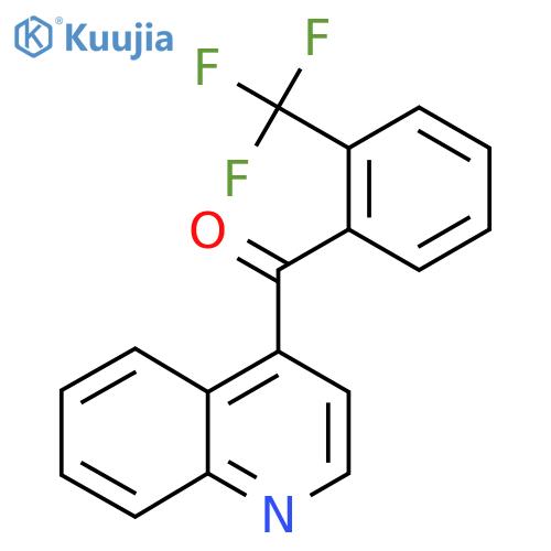 4-(2-Trifluoromethylbenzoyl)quinoline structure