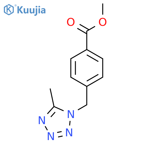 Methyl 4-(5-methyl-1H-tetrazol-1-yl)methylbenzoate structure