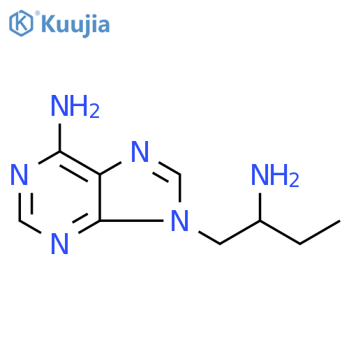 9-(2-aminobutyl)-9H-purin-6-amine structure