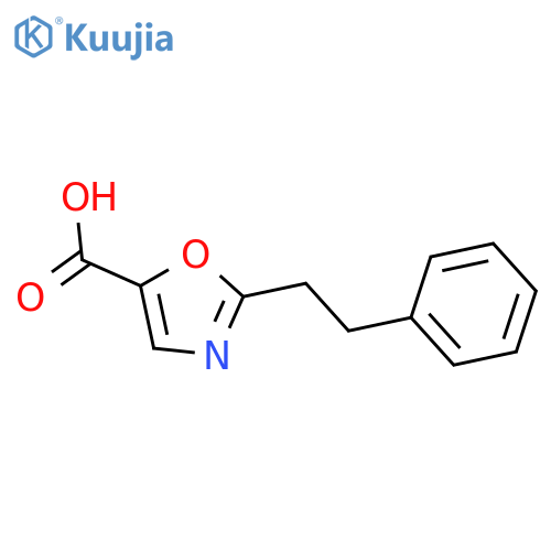 2-Phenethyl-oxazole-5-carboxylic acid structure