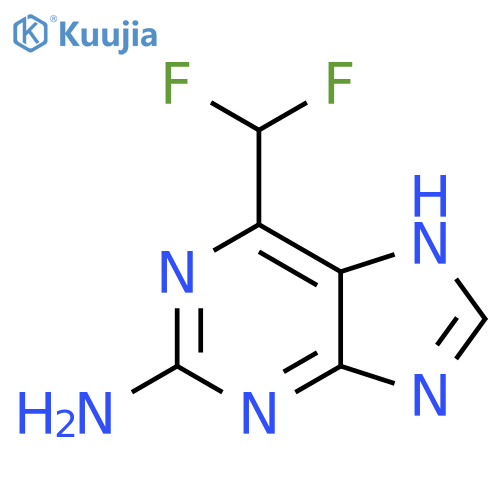 6-(Difluoromethyl)-9H-purin-2-amine structure