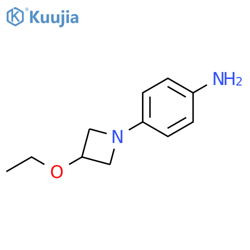 4-(3-ethoxyazetidin-1-yl)aniline structure