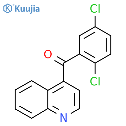 4-(2,5-Dichlorobenzoyl)quinoline structure