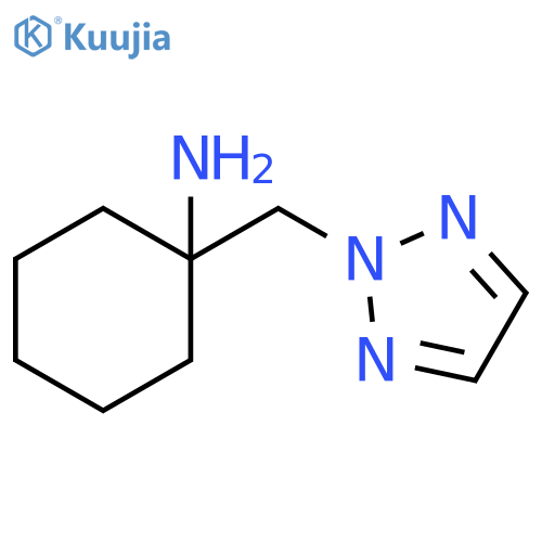 1-(2H-1,2,3-triazol-2-yl)methylcyclohexan-1-amine structure