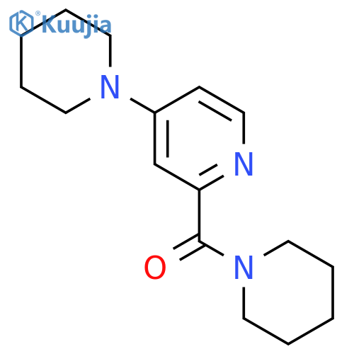 4-Piperidin-1-yl-2-(piperidin-1-ylcarbonyl)pyridine structure