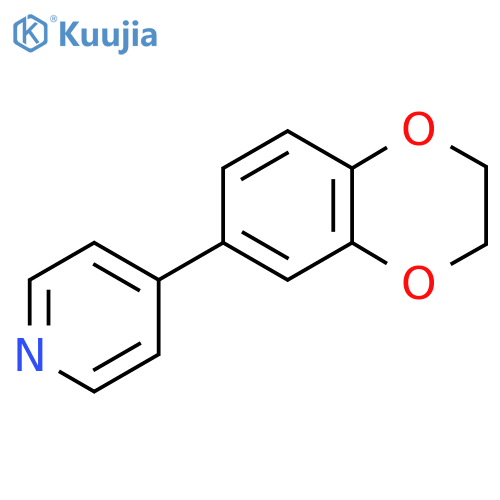 6-(4-Pyridyl)-2,3-dihydro-1,4-benzodioxin structure
