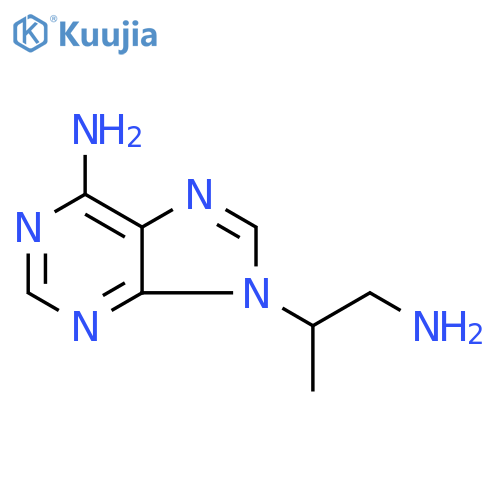 9-(1-aminopropan-2-yl)-9H-purin-6-amine structure