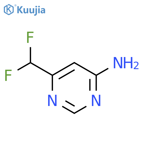 6-(difluoromethyl)pyrimidin-4-amine structure