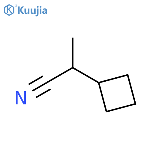 2-cyclobutylpropanenitrile structure