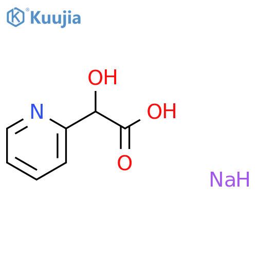sodium 2-hydroxy-2-(pyridin-2-yl)acetate structure