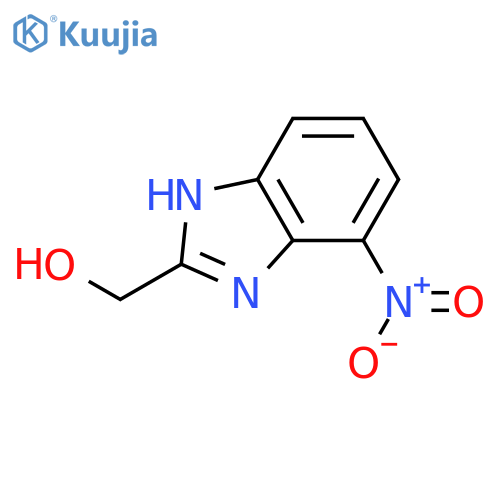 1H-Benzimidazole-2-methanol, 4-nitro- structure