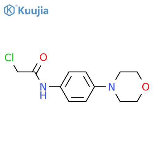 2-chloro-N-[4-(morpholin-4-yl)phenyl]acetamide structure