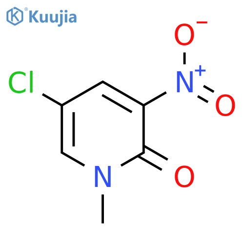 5-Chloro-1-methyl-3-nitropyridin-2-one structure
