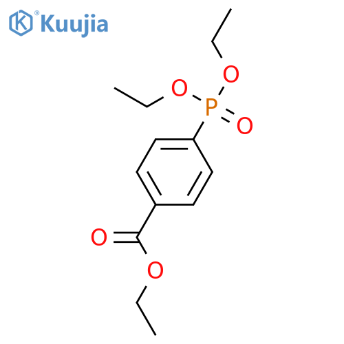 Benzoic acid,4-(diethoxyphosphinyl)-, ethyl ester structure