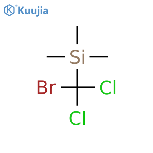 (Bromodichloromethyl)trimethylsilane structure