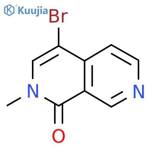 4-Bromo-2-methyl-1,2-dihydro-2,7-naphthyridin-1-one structure