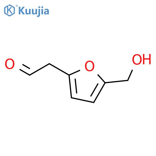 2-Furanacetaldehyde, 5-(hydroxymethyl)- structure
