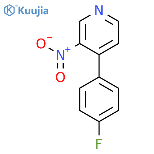 4-(4-Fluorophenyl)-3-nitropyridine structure