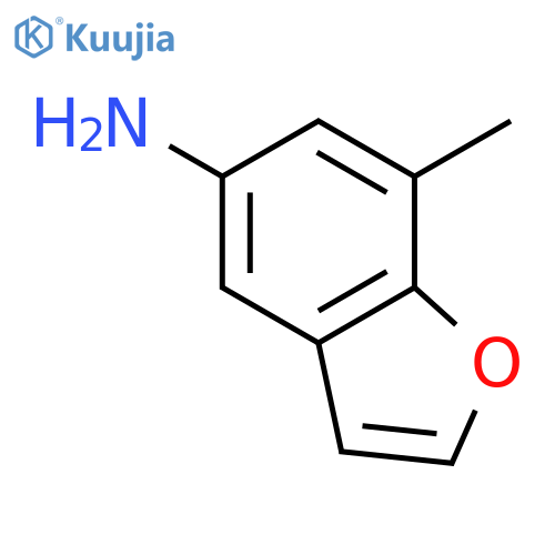 5-Benzofuranamine,7-methyl- structure
