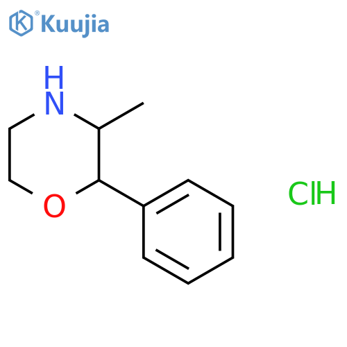 3-Methyl-2-phenylmorpholine hydrochloride structure